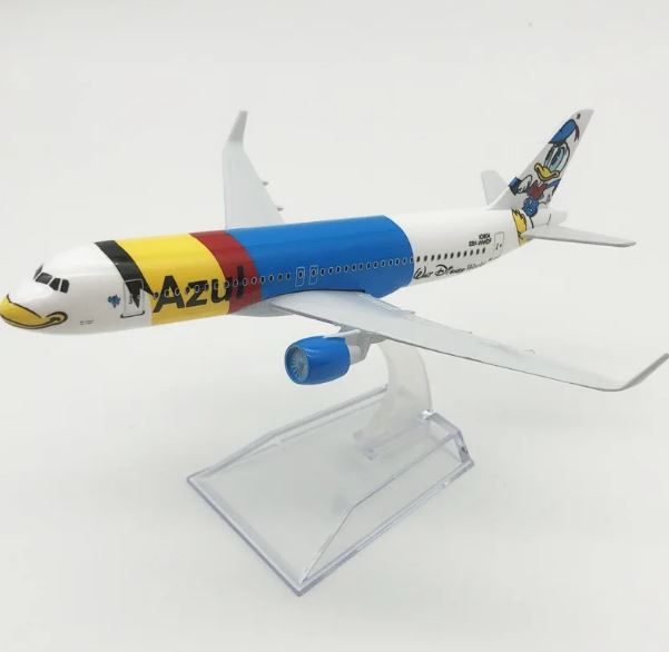 Avião AZUL em Miniatura -  Versão Walt Disney