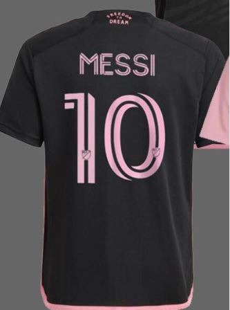 Inter Miami Camisa Messi 10 Preta Lançamento