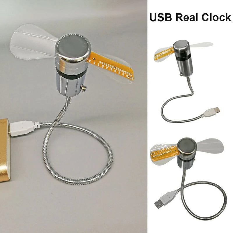 Mini Ventilador USB com Time