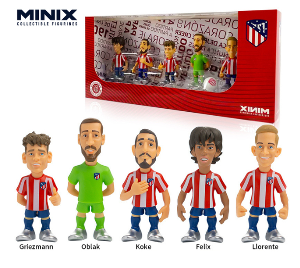 Bonecos Jogadores do Atlético de Madrid Minix