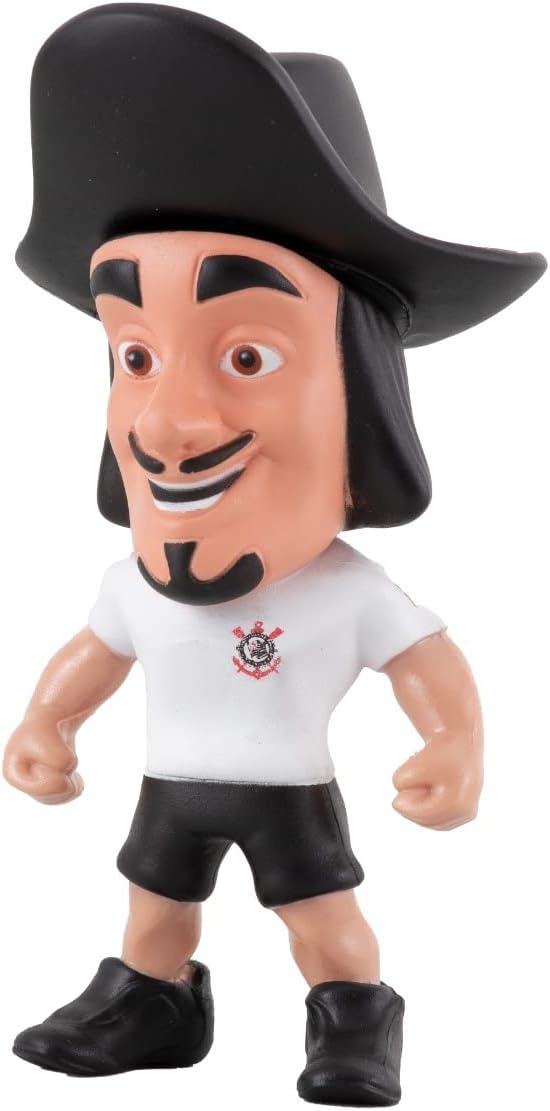 Mascote do Corinthians Mosqueteiro 12cm