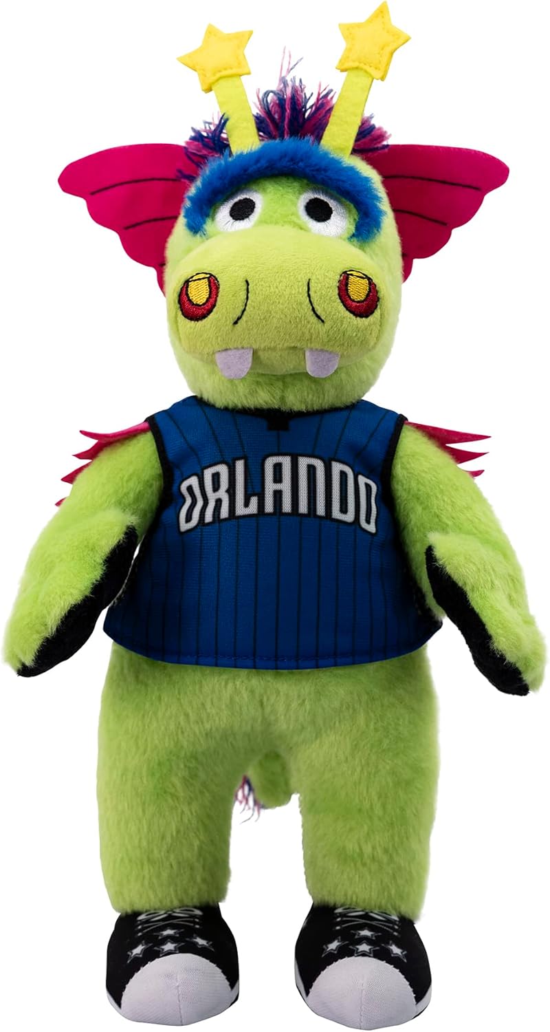 Mascote Orlando Magic NBA Dragon Pelúcia 25cm