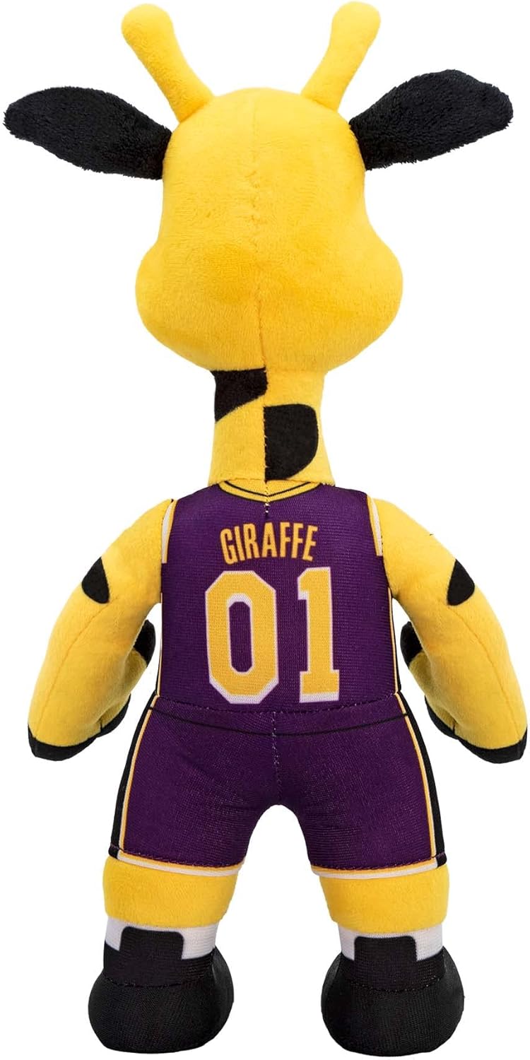 Mascote Lakers NBA Girafa Pelúcia 25cm