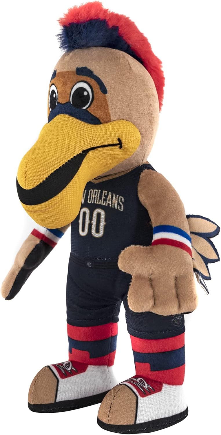 Mascote New Orleans NBA Pelicans Pierre Pelúcia 25cm