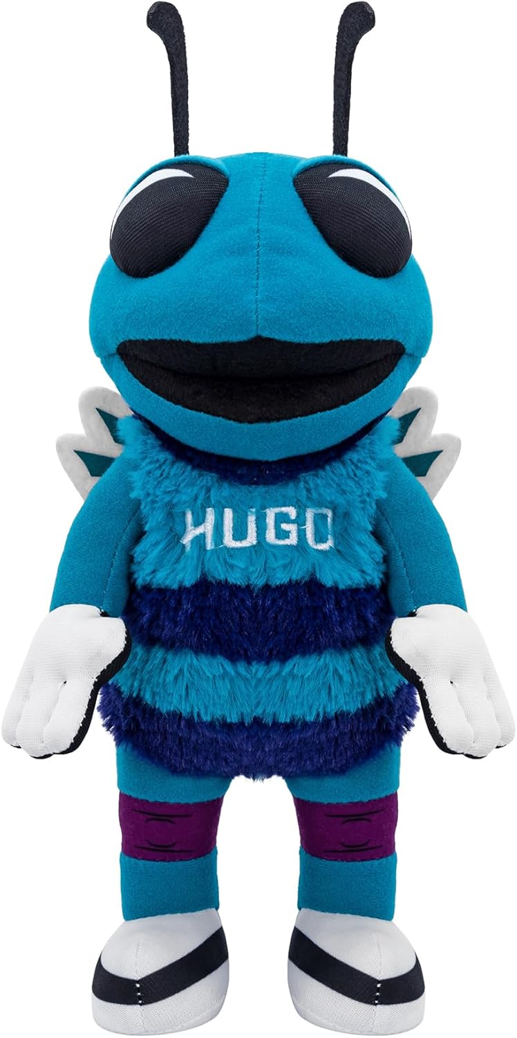 Mascote da NBA Charlotte Hornets Hugo Pelúcia 25cm