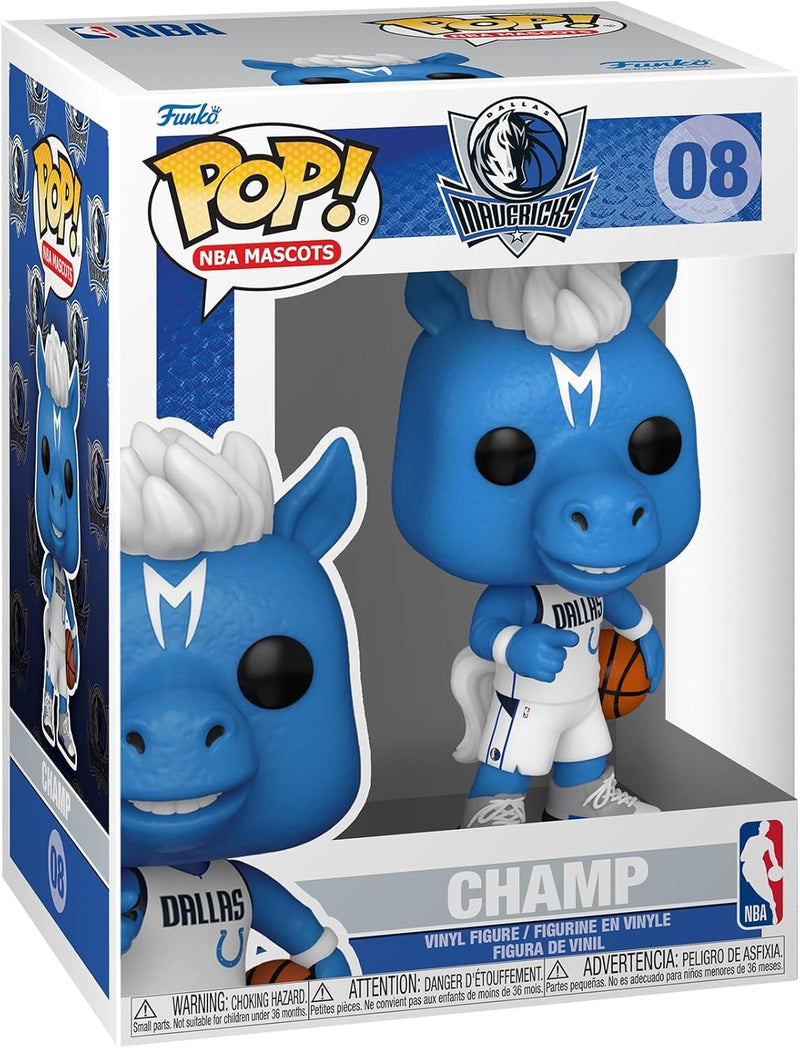 Funko Pop! Mascotes NBA - Dallas Mavericks - Champ