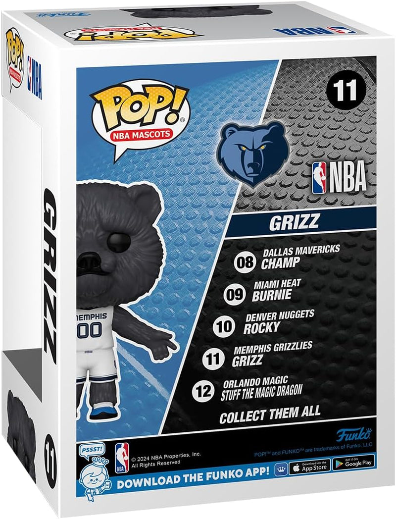 Funko Pop! Mascotes da NBA - Memphis Grizzlies - Grizz