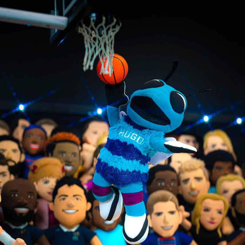 Mascote da NBA Charlotte Hornets Hugo Pelúcia 25cm