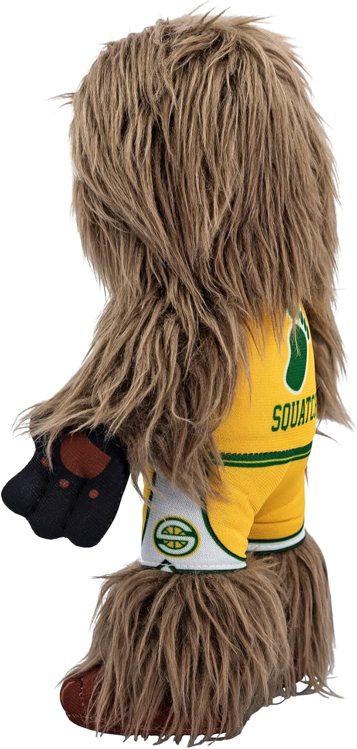 Mascote Seattle Super Sonics NBA Squatch Pelúcia 25cm