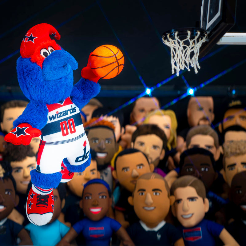 Mascote da NBA Washington Wizards G-Wiz Pelúcia 25cm