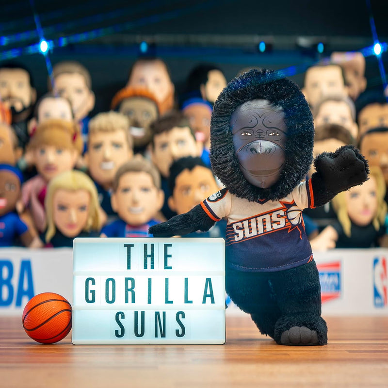 Mascote da NBA Phoenix Suns Gorilla Pelúcia 25cm