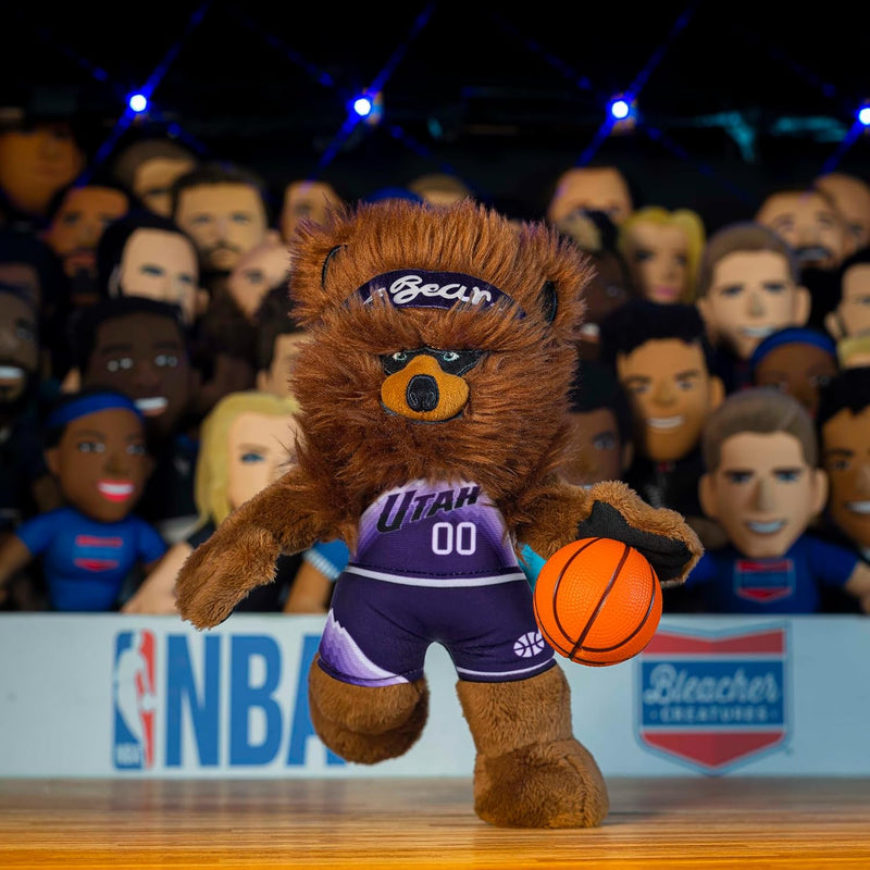 Mascote da NBA - Utah Jazz Bear Pelúcia