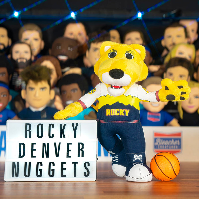 Mascote Denver Nuggets NBA Rocky Pelúcia 25cm