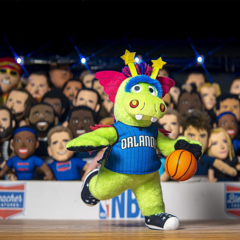 Mascote Orlando Magic NBA Dragon Pelúcia 25cm