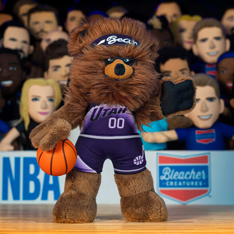 Mascote da NBA - Utah Jazz Bear Pelúcia