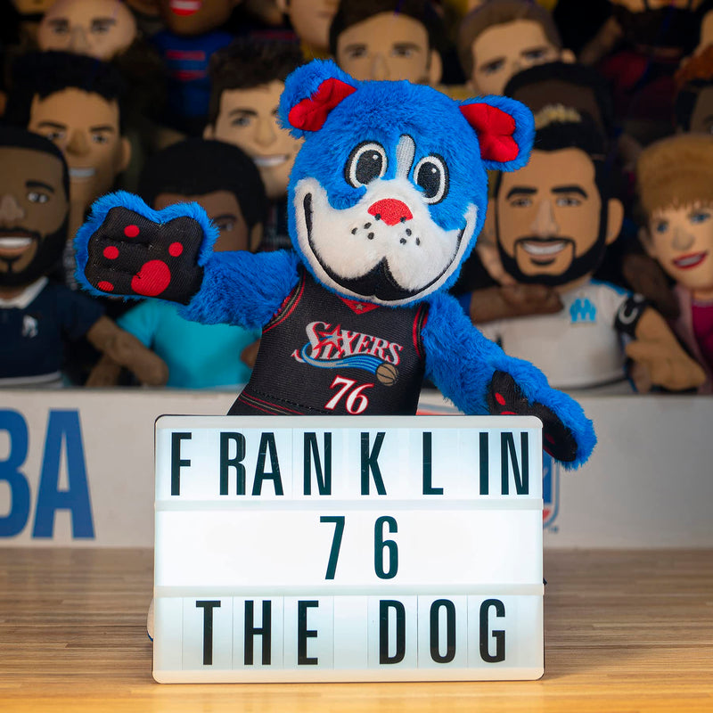 Mascote NBA do Philadelphia de pelúcia " - Franklin 76ers