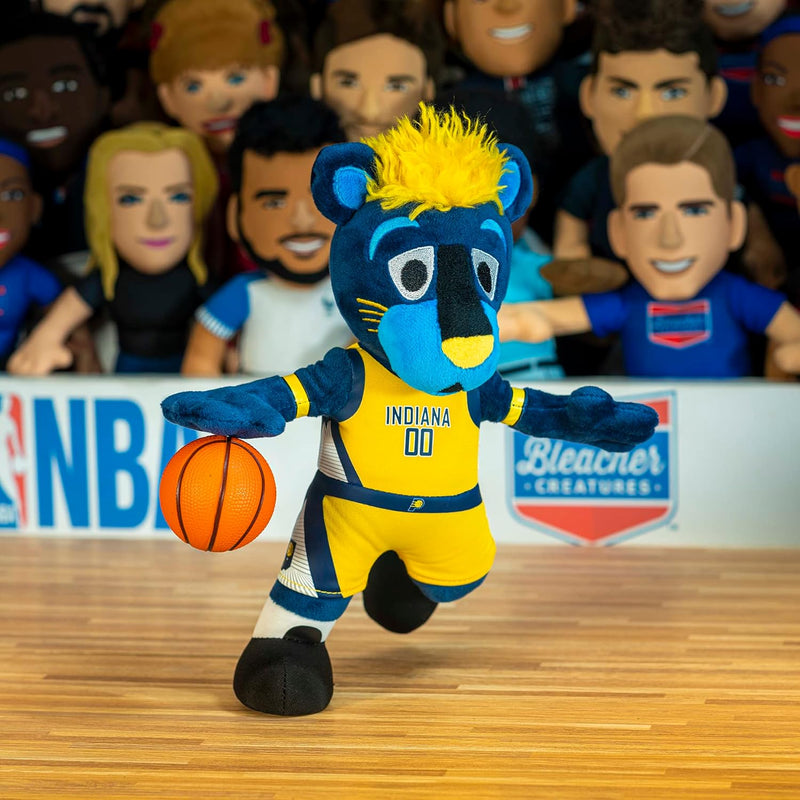 Mascote Indiana Pacers Boomer NBA The Panther Pelúcia 25cm