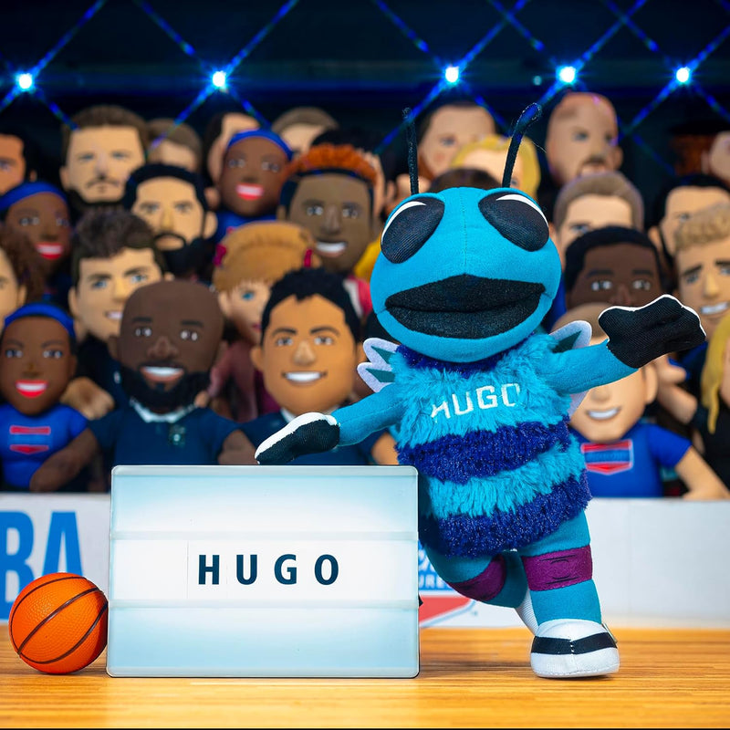 Mascote da NBA Charlotte Hornets Hugo Pelúcia 25cm