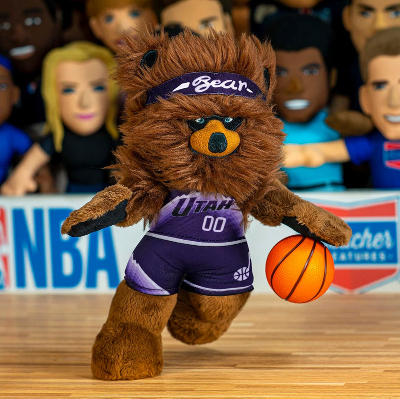 Mascote da NBA - Utah Jazz Bear Pelúcia