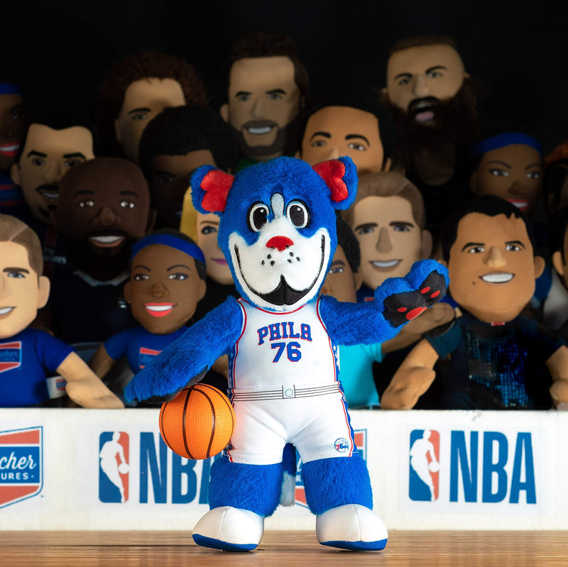 Mascote da NBA Philadelphia 76ers Franklin Pelúcia 25cm