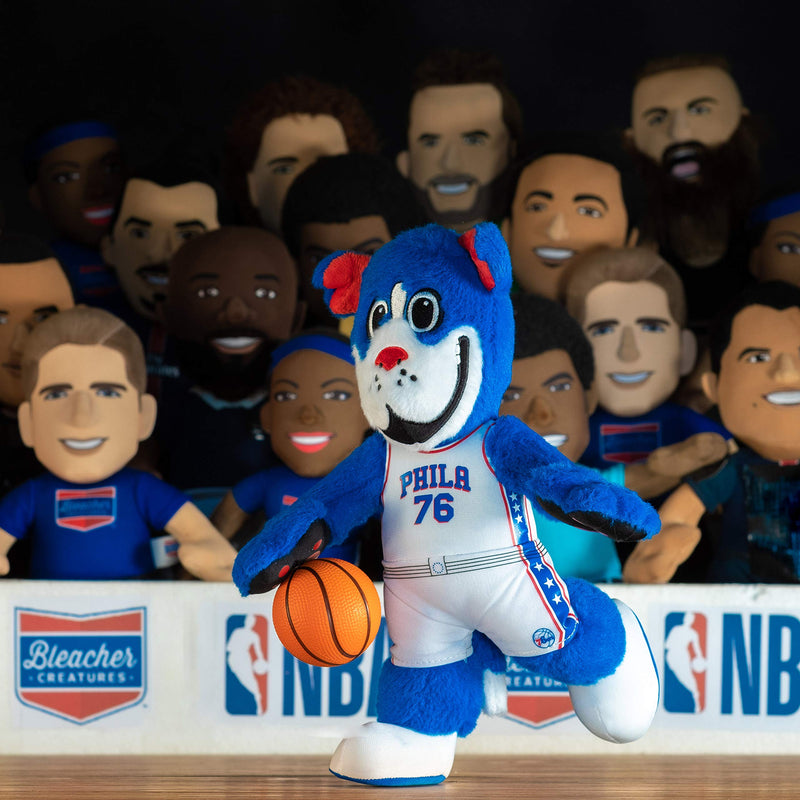 Mascote da NBA Philadelphia 76ers Franklin Pelúcia 25cm