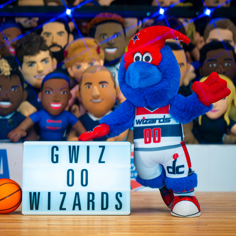 Mascote da NBA Washington Wizards G-Wiz Pelúcia 25cm