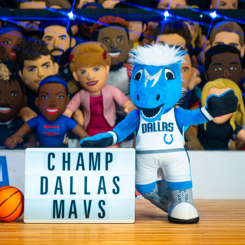 Mascote do Dallas Mavericks NBA Champ Pelúcia 25cm