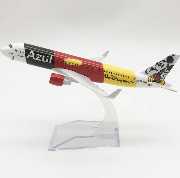 Avião AZUL em Miniatura -  Versão Walt Disney