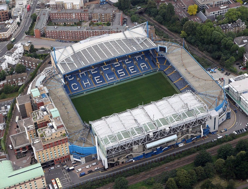 Maquete do Estádio do Chelsea Stamford Bridge