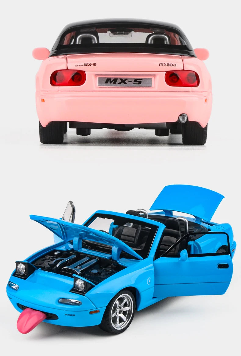 Miniatura de Carro Conversível MX-5 Esportivo em Miniatura - Escala 1:32