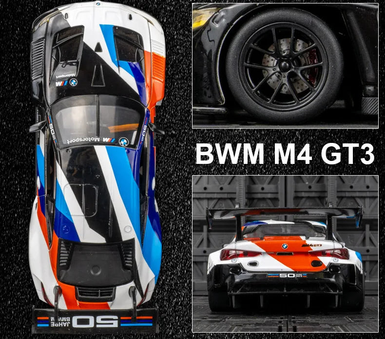 Miniatura de Carro BMW M4 GT3 Esportiv Escala 1:24