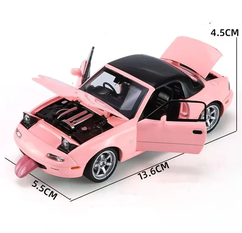 Miniatura de Carro Conversível MX-5 Esportivo em Miniatura - Escala 1:32