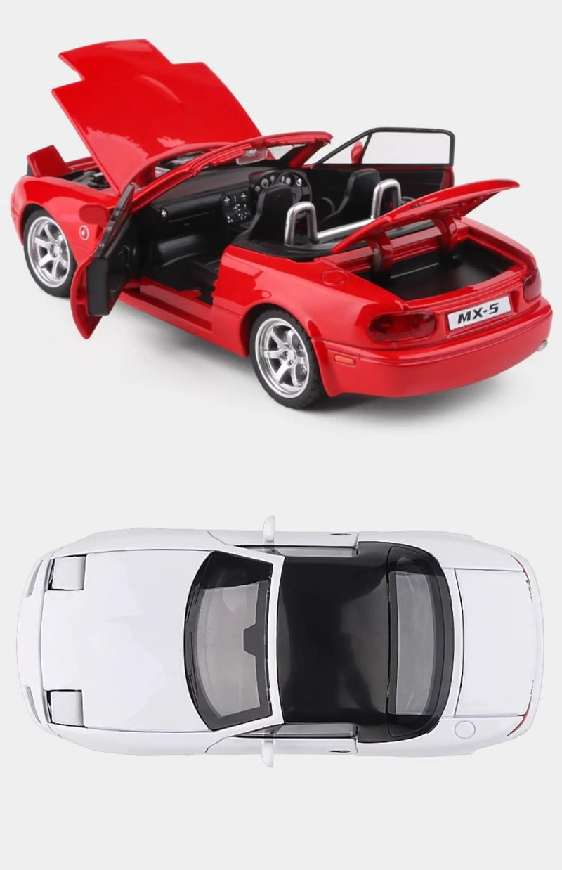 Miniatura de Carro Conversível MX-5 Esportivo em Miniatura - Escala 1:32