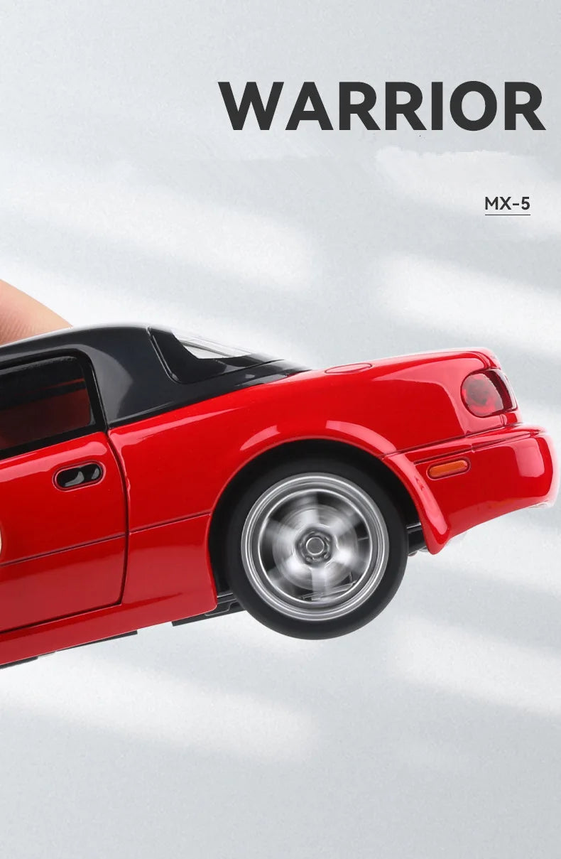 Miniatura de Carro Conversível MX-5 Esportivo em Miniatura - Escala 1:32