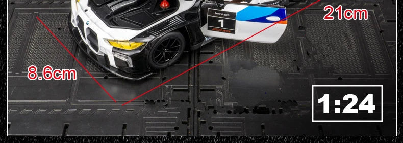 Miniatura de Carro BMW M4 GT3 Esportiv Escala 1:24