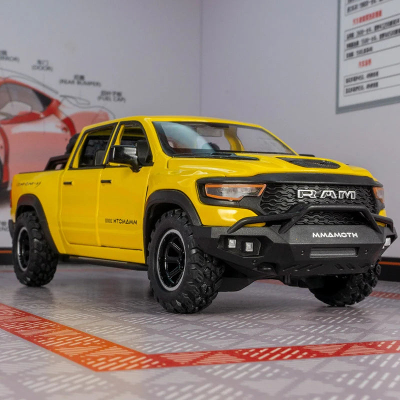 Miniatura de Carro Caminhonete DODGE Ram Mammoth 1000 TRX Escala 1:32