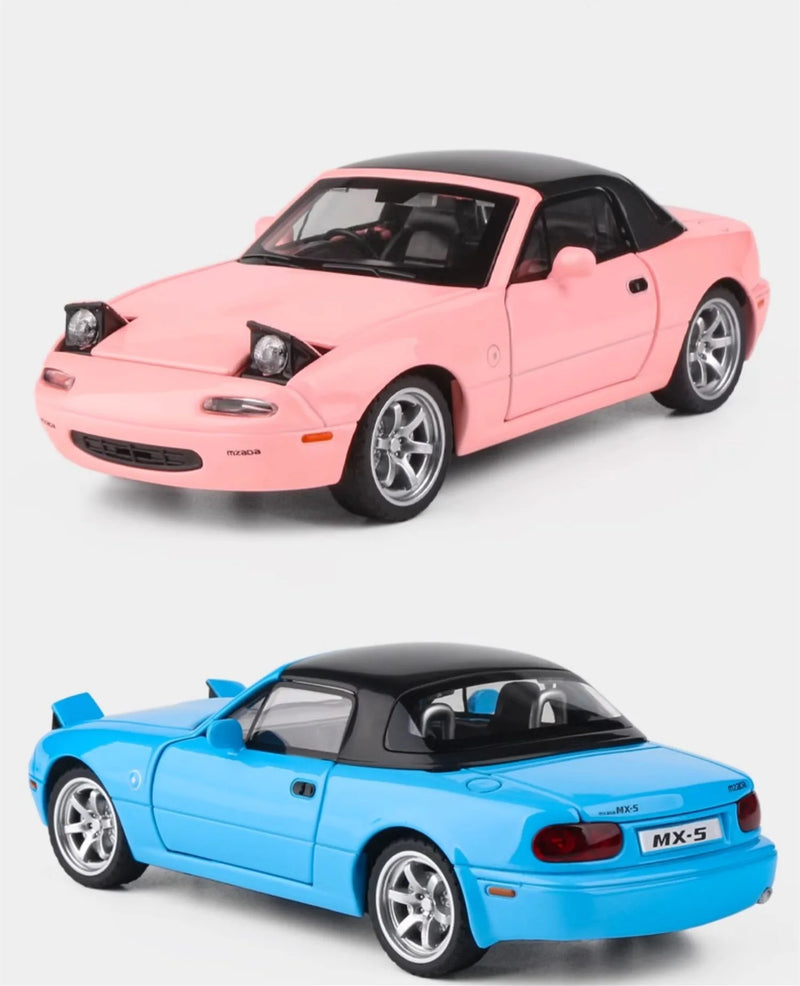 Miniatura de Carro Conversível MX-5 Esportivo em Miniatura - Escala 1:32