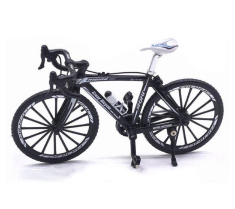 Bicicleta Speed Mountain Bike de Metal em Miniatura - Escala 1:10