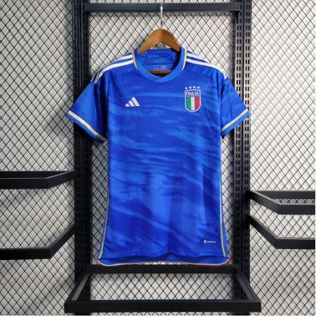 Camisa da Itália 2023 Home Azul