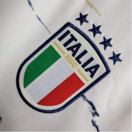Camisa da Itália 2023 uniforme 2 Branco