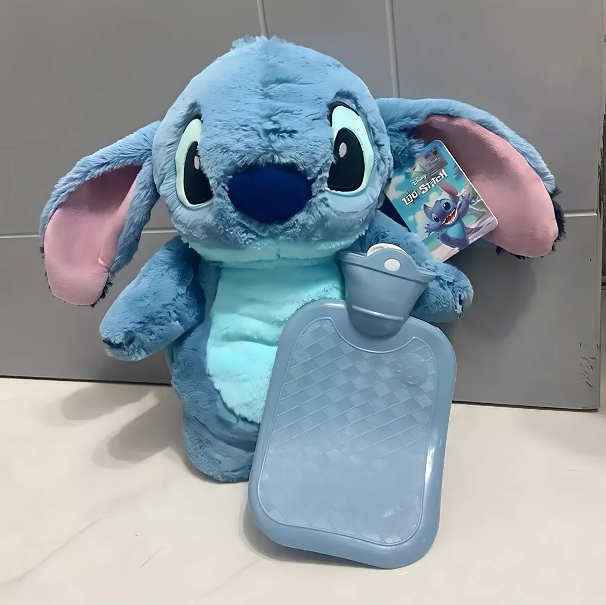 Compressa Água Stitch Bolsa Térmica Quente Frio Dor Cólicas Cor Azul