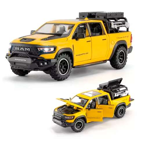 Miniatura de Carro Caminhonete DODGE Ram Mammoth 1000 TRX Escala 1:32